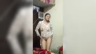 Married Desi Wife Getting Naked On Camera For Her Husband Today