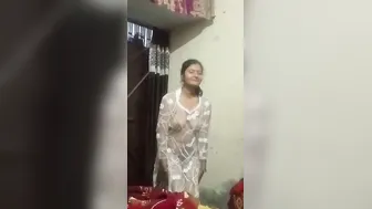 Married Desi Wife Getting Naked On Camera For Her Husband Today