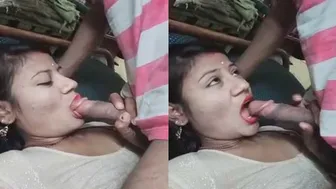 Desi Couple Trying Blowjob On Camera First Time Ever Tonight