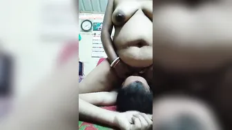 Bengali Wife With Big Tits Riding Hubbys Dick Like A Total Slut