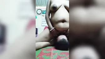 Bengali Wife With Big Tits Riding Hubbys Dick Like A Total Slut