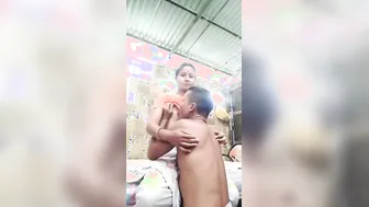 Village Wife Getting Her Breasts Sucked By Him On Hidden Camera