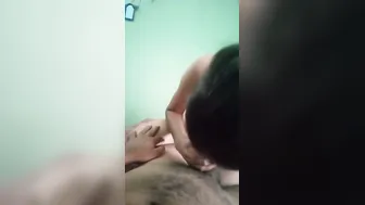 College GF Sucking And Tasting Her Boyfriends Hard Dick