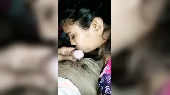 Wife Sucking Husband Dick Slowly Hidden Under Warm Blanket