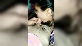 Wife Sucking Husband Dick Slowly Hidden Under Warm Blanket