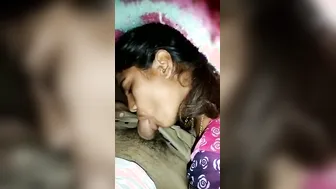 Wife Sucking Husband Dick Slowly Hidden Under Warm Blanket