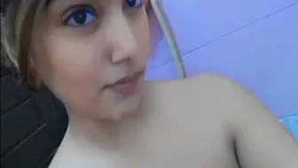 Adorable Babe Flaunting Her Perky Tits For The Camera Seductively