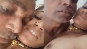 Older Man Groping And Exploring Young Desi GF Naked