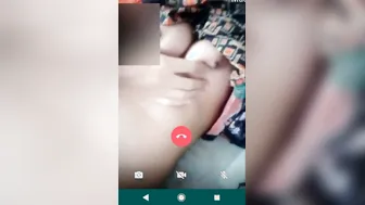 Young Babe Showing Off Her Small Firm Boobs On Late Night Call