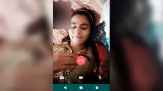 Young Babe Showing Off Her Small Firm Boobs On Late Night Call