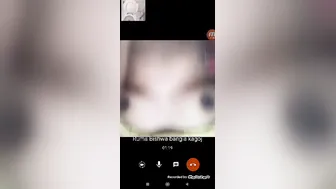 Super Cute Girl Flashing Perky Tits On Naughty Video Call