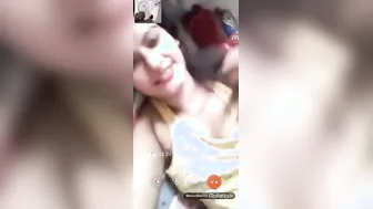 Super Cute Girl Flashing Perky Tits On Naughty Video Call