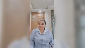Busty Desi Babe Squeezing And Playing With Her Massive Melons