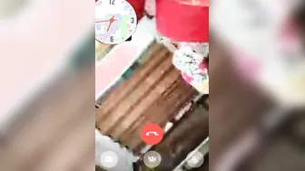 Beautiful Housewife Spreading Pussy Wide On Late Night Video Call