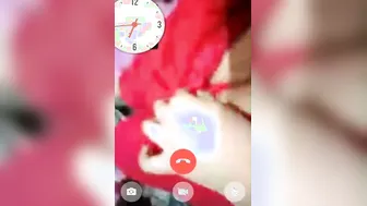 Beautiful Housewife Spreading Pussy Wide On Late Night Video Call