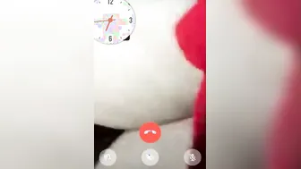 Beautiful Housewife Spreading Pussy Wide On Late Night Video Call