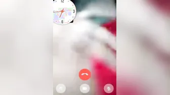 Beautiful Housewife Spreading Pussy Wide On Late Night Video Call