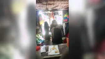 Shop Owner Drilling Two Horny Customers In Backroom Threesome