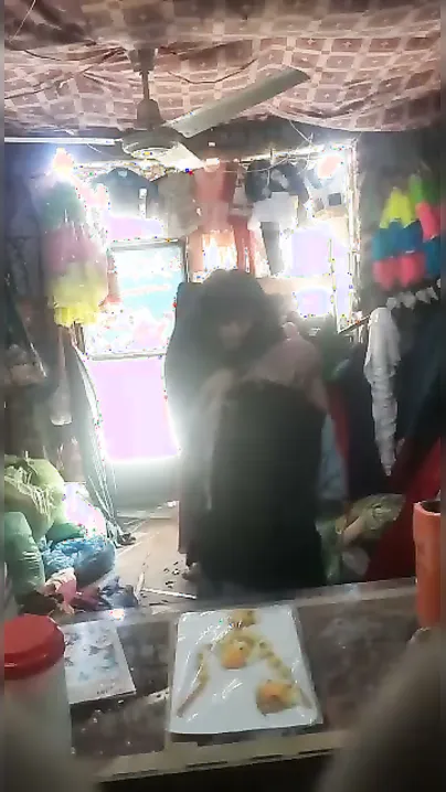 Shop Owner Drilling Two Horny Customers In Backroom Threesome