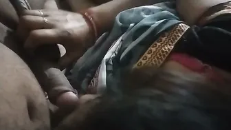 Wife Giving Him Head Quick Before Kids Come Home From School