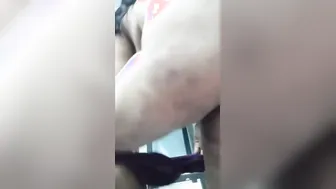 Horny Wife Fingering Wet Pussy For Her Secret Lover On Phone