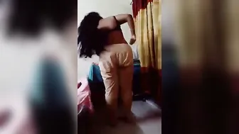 Thick Indian Milf Showing Off Her Curves Completely Naked