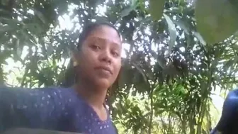 Village Girl Stripping Naked Outdoors After Taking Bath By Well