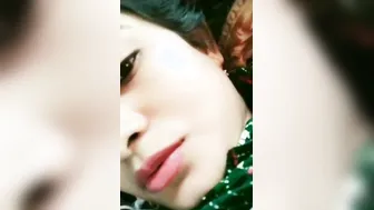 Beautiful Bangladeshi Girl Licking Her Own Nipples For Camera