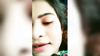 Beautiful Bangladeshi Girl Licking Her Own Nipples For Camera