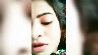 Beautiful Bangladeshi Girl Licking Her Own Nipples For Camera