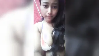 Horny Big Tit Slut Stuffing A Cucumber Deep Inside Her Pussy