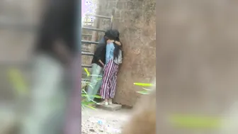 Desi Couple Enjoying Slow Sensual Sex Under The Trees Outside