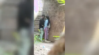 Desi Couple Enjoying Slow Sensual Sex Under The Trees Outside