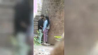 Desi Couple Enjoying Slow Sensual Sex Under The Trees Outside