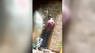 Desperate Indian Slut Caught Sucking Dick Outside On Hidden Cam