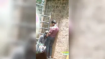 Desperate Indian Slut Caught Sucking Dick Outside On Hidden Cam
