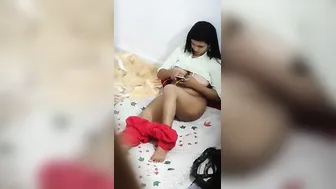 Desi GF Spreading Pussy Wide Open During Secret Video Call