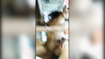 Skinny Wife Getting Drilled Standing Up By Hubby On Hidden Cam