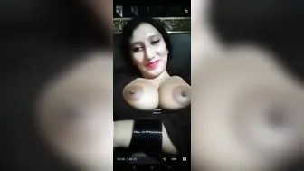 Pathan GF Showing Off Her Big Natural Boobs For Cam
