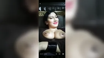 Pathan GF Showing Off Her Big Natural Boobs For Cam