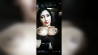 Pathan GF Showing Off Her Big Natural Boobs For Cam