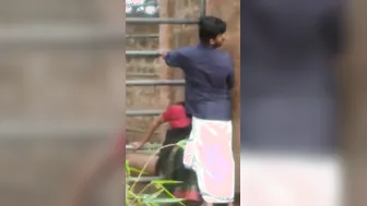 South Indian GF Jerking And Sucking Cock Outdoors On Film