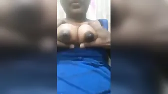 Curvy Housewife Moaning While Hubby Gropes Her Heavy Tits On Cam