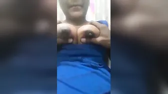 Curvy Housewife Moaning While Hubby Gropes Her Heavy Tits On Cam