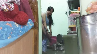 Married Bhabhi Bent Over Getting Railed Hard In Kitchen By Worker