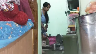 Married Bhabhi Bent Over Getting Railed Hard In Kitchen By Worker
