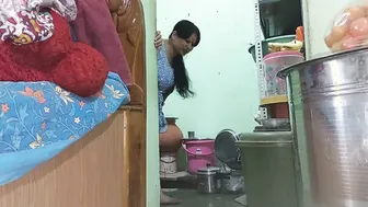 Married Bhabhi Bent Over Getting Railed Hard In Kitchen By Worker