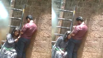 Desperate Slut Caught Sucking Cock Outside In Public Spot