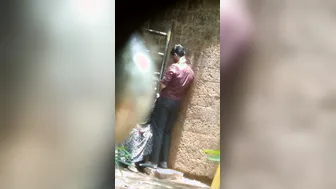 Desperate Slut Caught Sucking Cock Outside In Public Spot