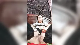 Desi Girl Showing Off Her Tight Pink Pussy On Camera Alone